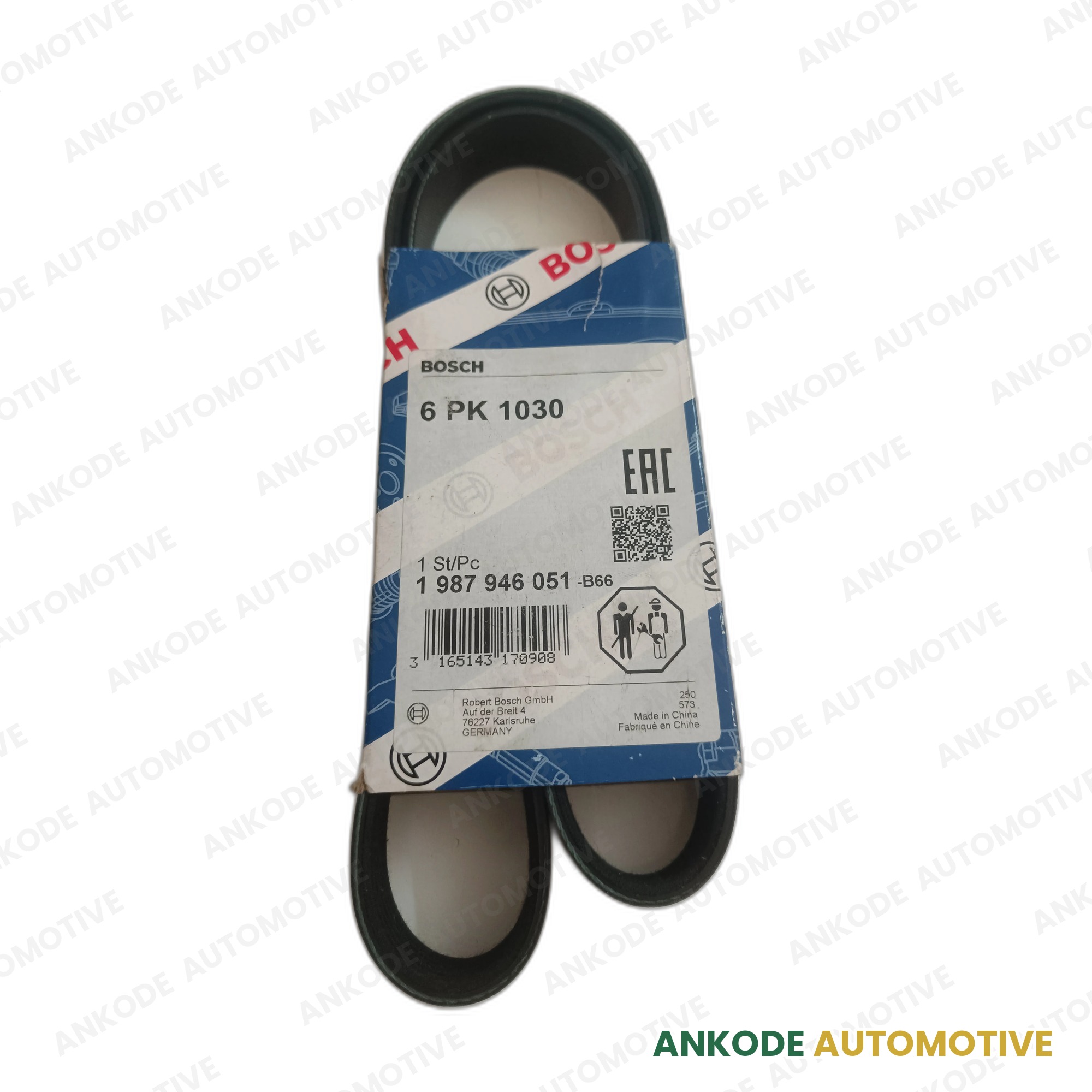 Courroie d'accessoire Bosch 6PK1030